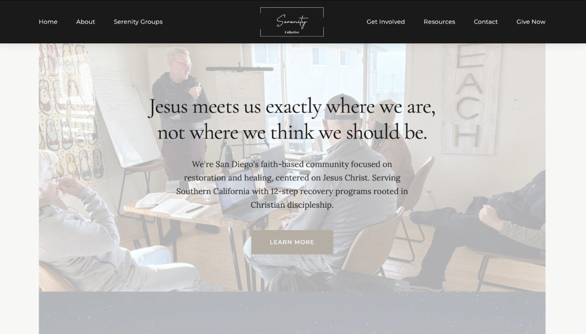 12 Step Journey Website - Recovery & Wellness Platform by Causory Web Design